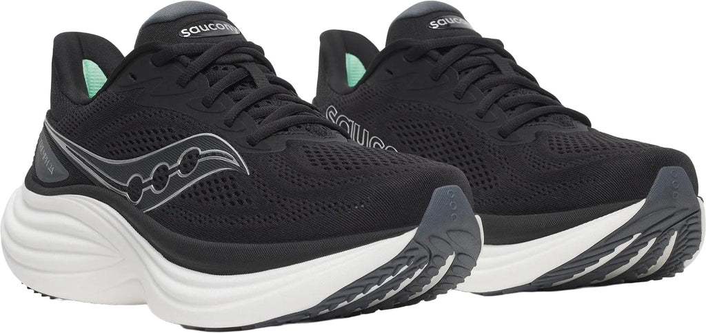 Saucony Triumph 24 WIDE FIT Men's Running Shoes - Black - View 6
