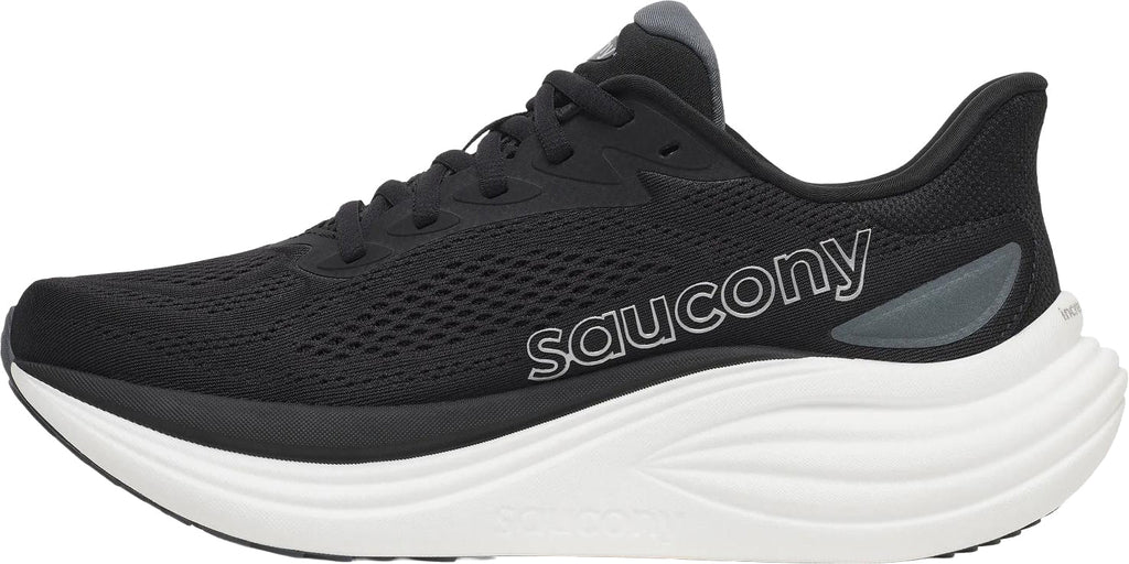 Saucony Triumph 24 WIDE FIT Men's Running Shoes - Black - View 3