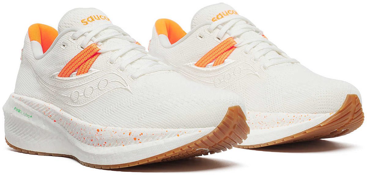 Saucony Triumph RFG Women's Running Shoes - White - View 6