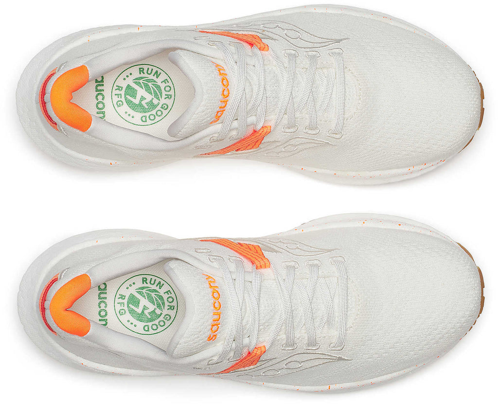 Saucony Triumph RFG Women's Running Shoes - White - View 4