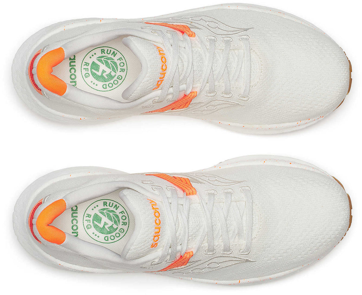 Saucony Triumph RFG Women's Running Shoes - White - View 4