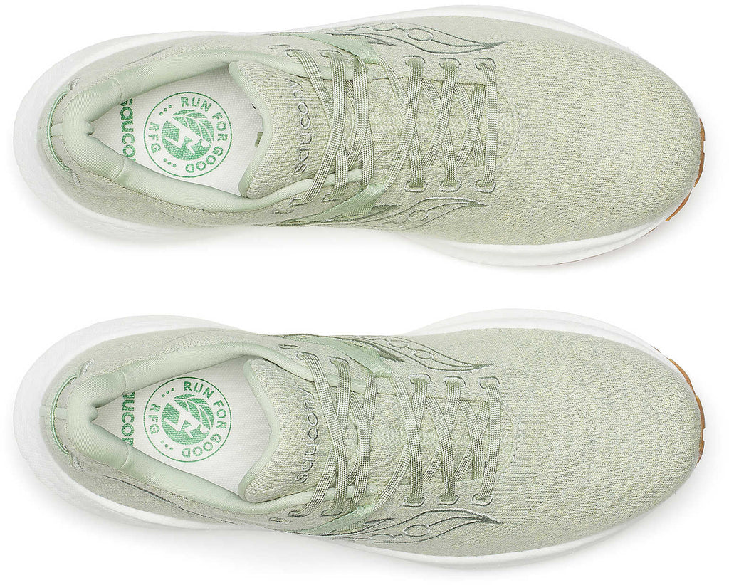 Saucony Triumph RFG Men's Running Shoes - Green - View 4