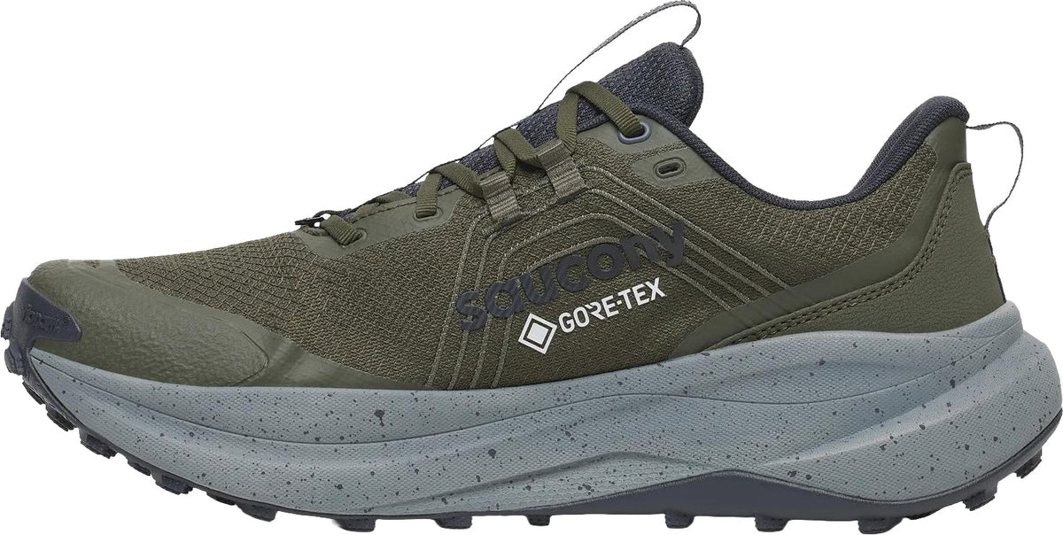 Saucony Xodus Ultra 4 GORE-TEX Men's Trail Running Shoes - Green - View 3
