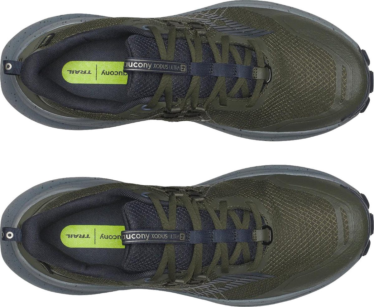 Saucony Xodus Ultra 4 GORE-TEX Men's Trail Running Shoes - Green - View 4