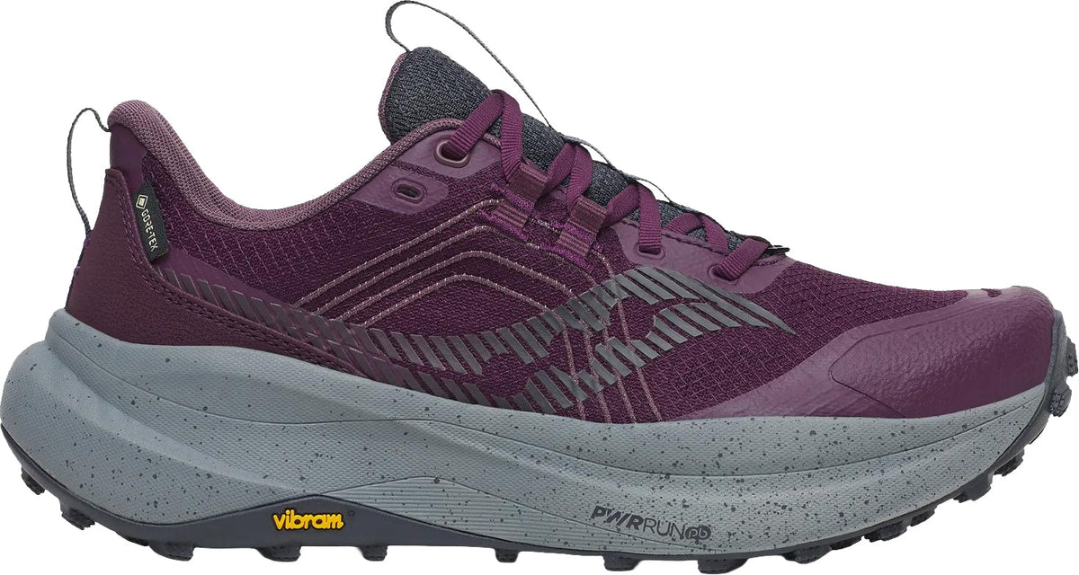 Saucony Xodus Ultra 4 GORE-TEX Women's Trail Running Shoes - Purple - View 1