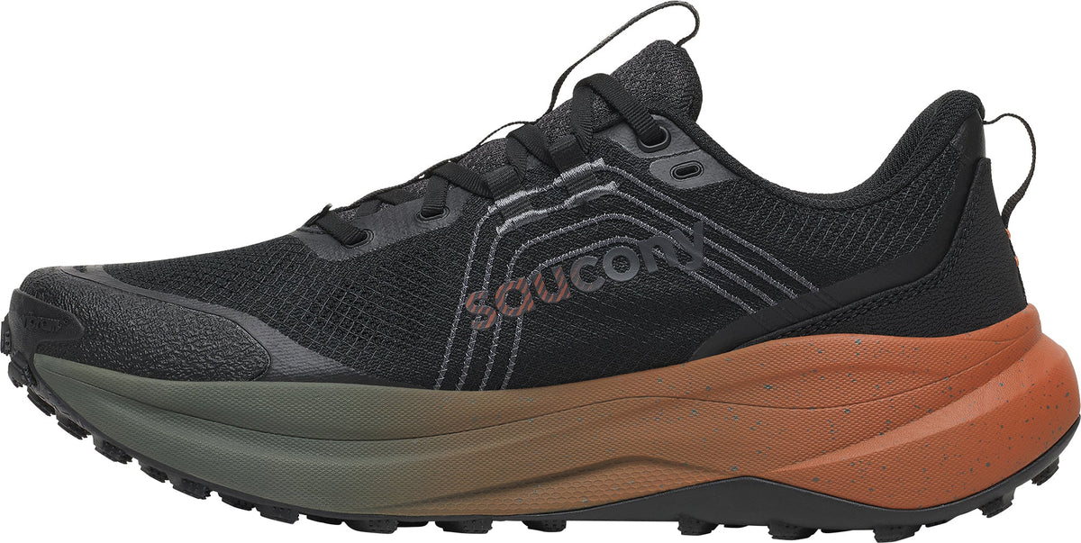 Saucony Xodus Ultra 4 Men's Trail Running Shoes - Black - View 3