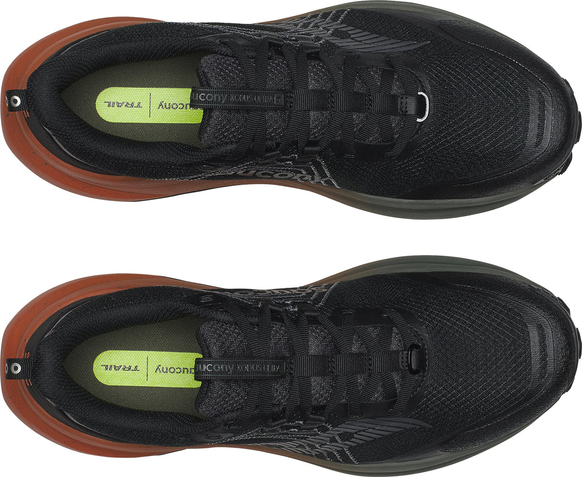 Saucony Xodus Ultra 4 Men's Trail Running Shoes - Black - View 4