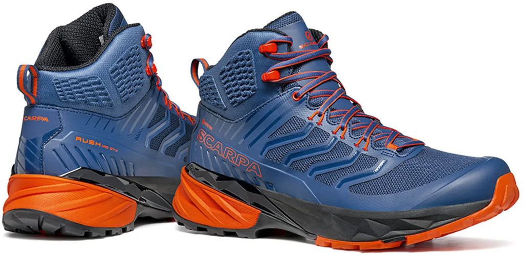 Scarpa Rush Mid GORE-TEX Walking Boots - Blue - View 6