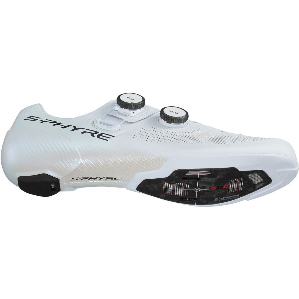 Shimano RC903 S-Phyre Road Cycling Shoes - White - View 3