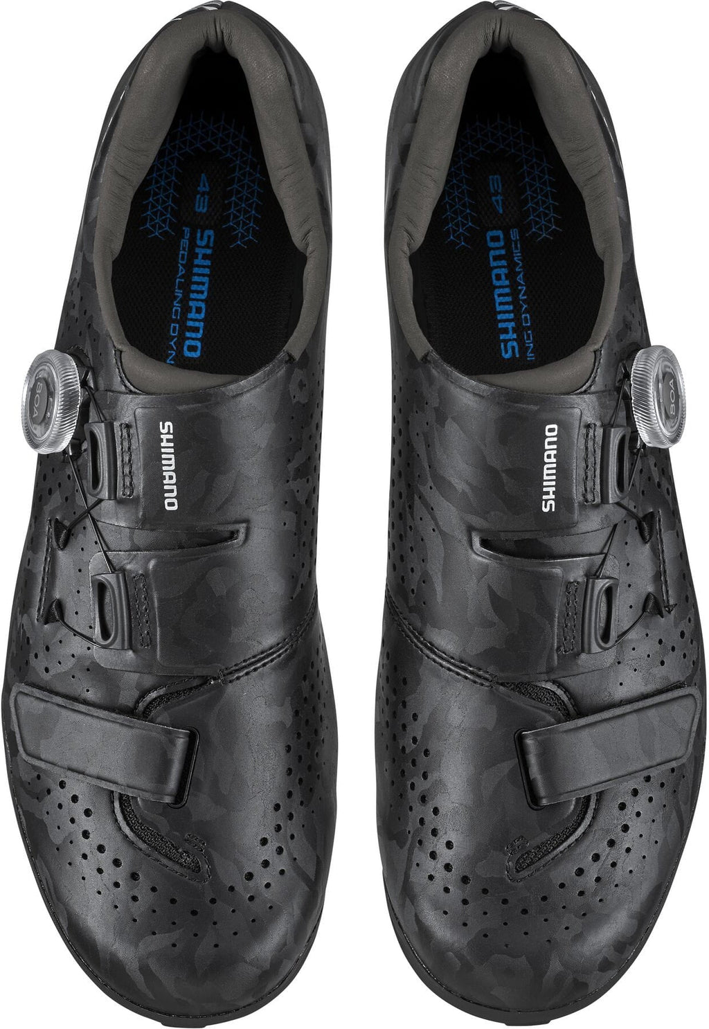 Shimano RX600 Men's Gravel Cycling Shoes - Black - View 3