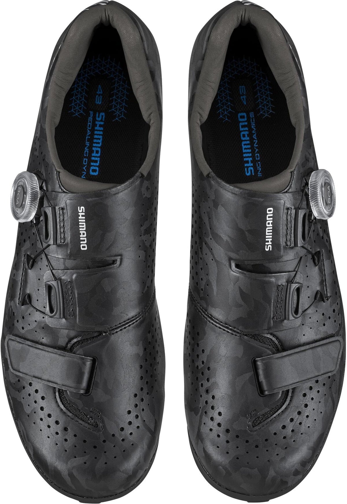 Shimano RX600 Men's Gravel Cycling Shoes - Black - View 3