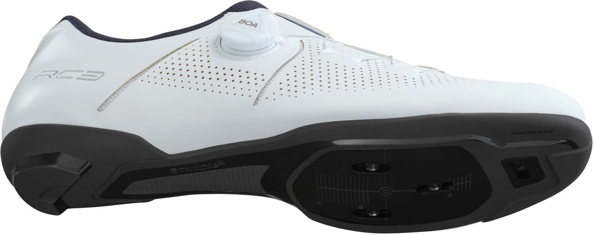 Shimano RC302 Men's Road Cycling Shoes - White - View 6