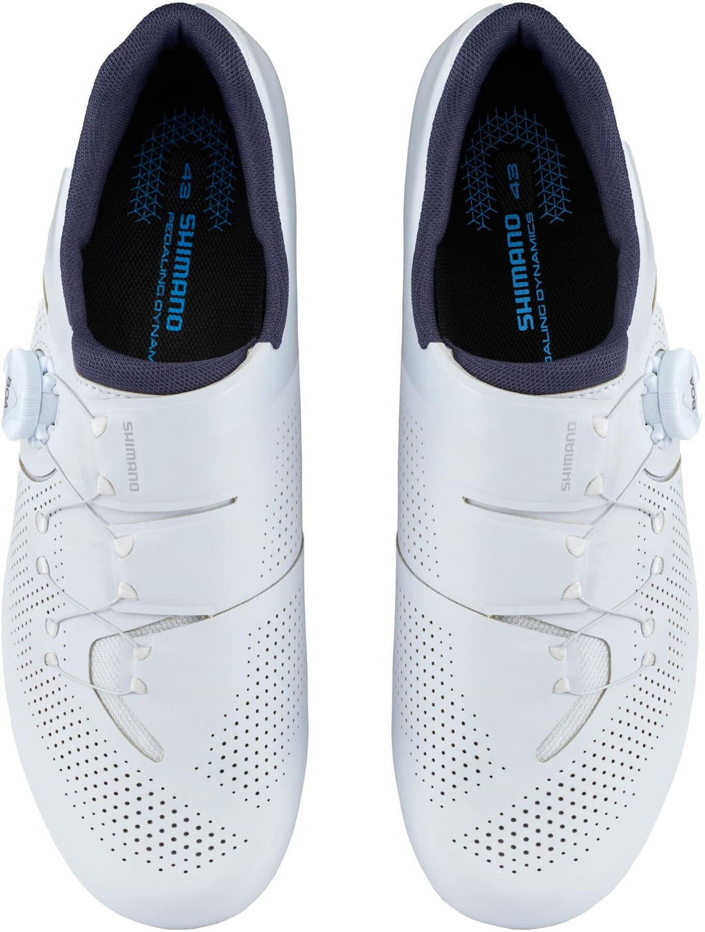 Shimano RC302 Men's Road Cycling Shoes - White - View 4