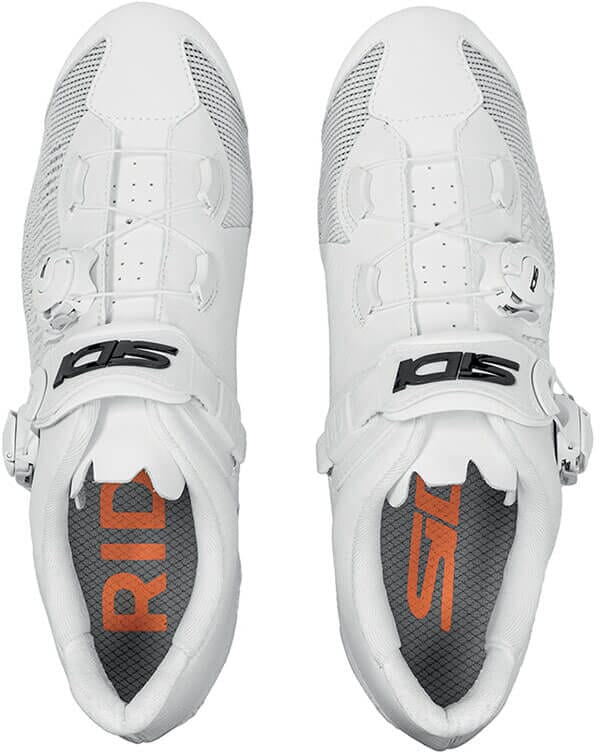 Sidi Genius 10 Knit Men's Cycling Shoes - White - View 4