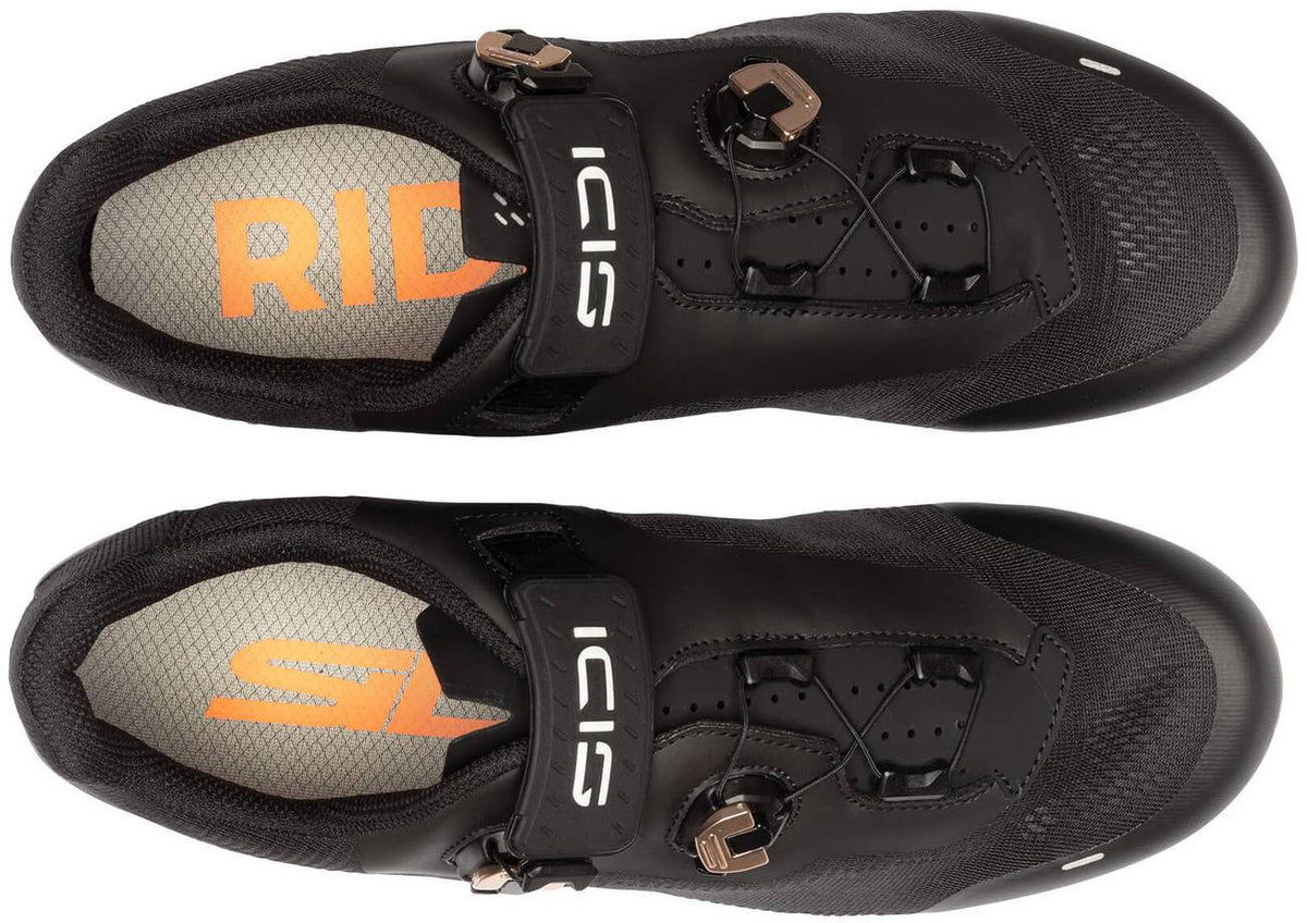 Sidi Genius X Vapo Road Cycling Shoes - Black - View 4