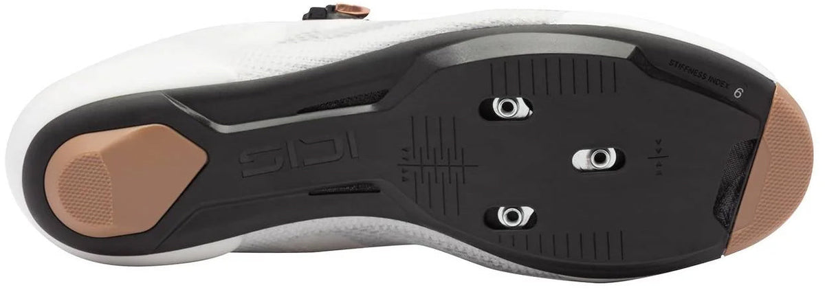 Sidi Genius X Vapo Road Cycling Shoes - White - View 2