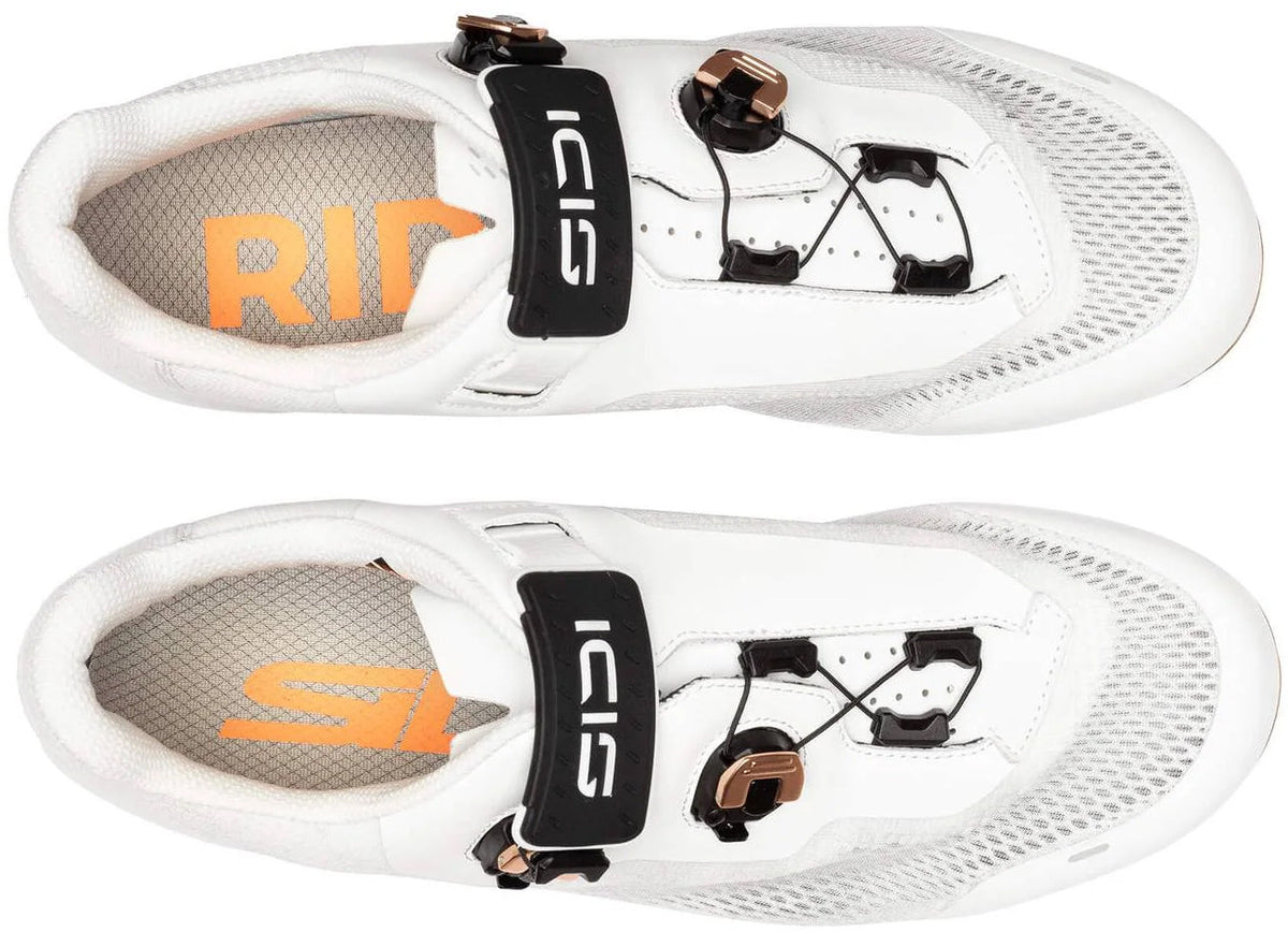 Sidi Genius X Vapo Road Cycling Shoes - White - View 3