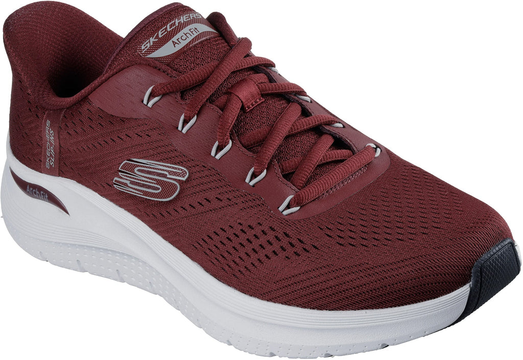 Skechers Arch Fit 2.0 Lestur Men's Shoes - Red - View 5