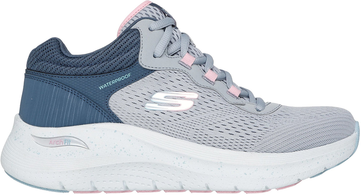 Skechers Arch Fit 2.0 Rainy Days Waterproof Women's Walking Shoes - Grey - View 1
