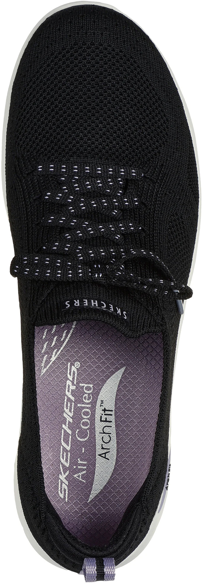 Skechers Arch Fit Refine Freesia Women's Shoes - Black - View 4