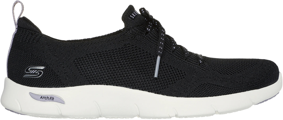 Skechers Arch Fit Refine Freesia Women's Shoes - Black - View 1