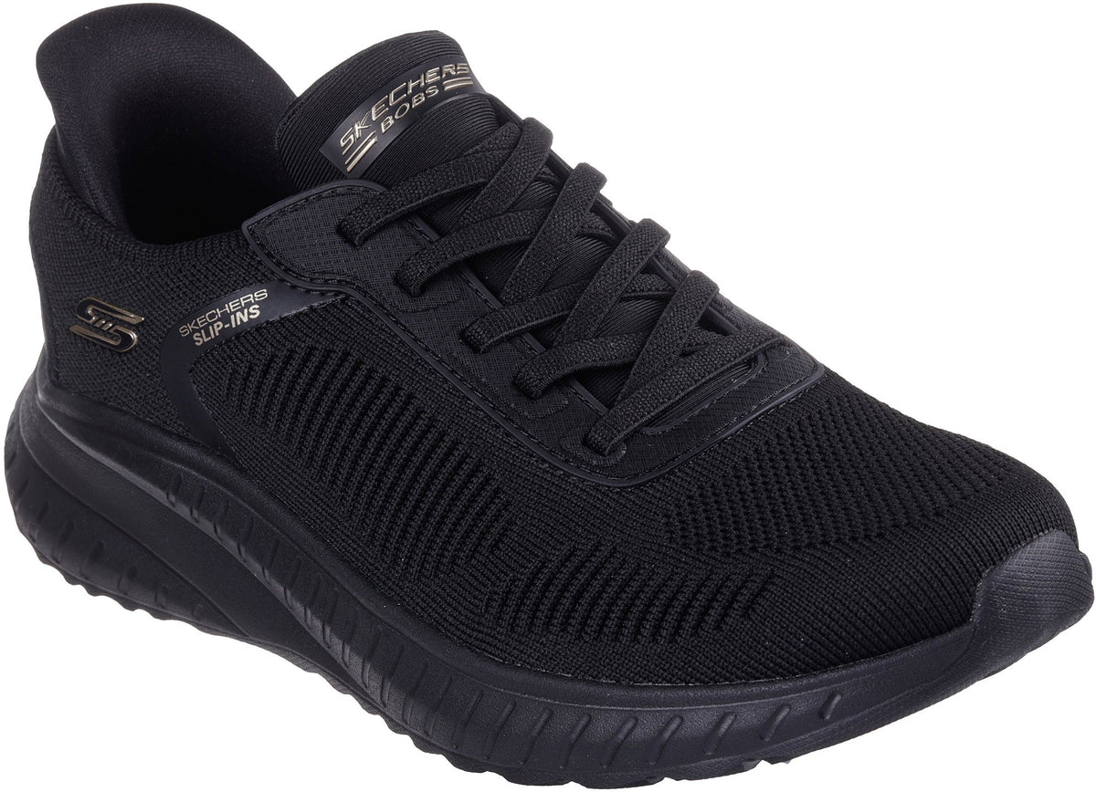 Skechers BOBS Sport Squad Chaos Women's Training Shoes - Black - View 5
