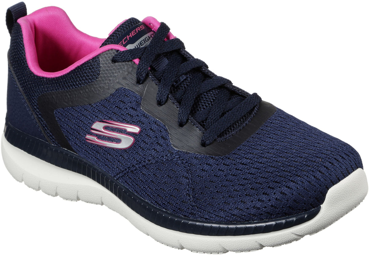Skechers Bountiful Women's Training Shoes - Navy - View 5