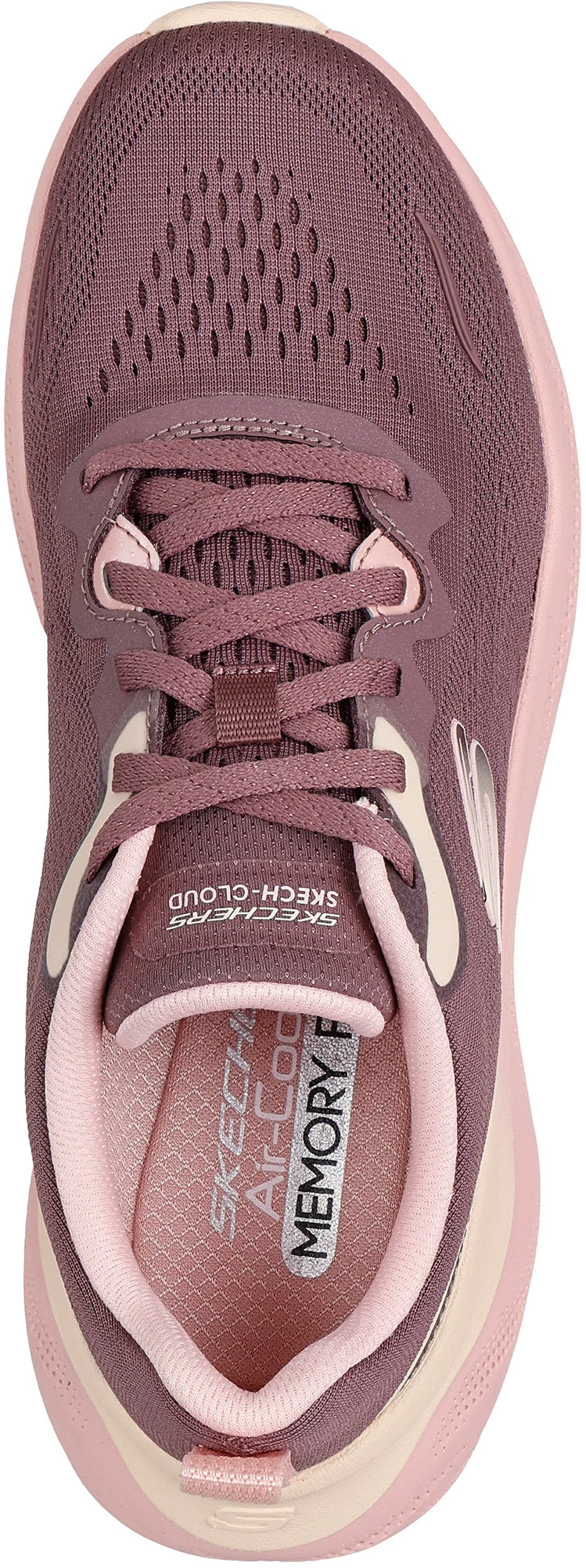 Skechers Cloud Gentle Glow Women's Shoes - Red - View 4
