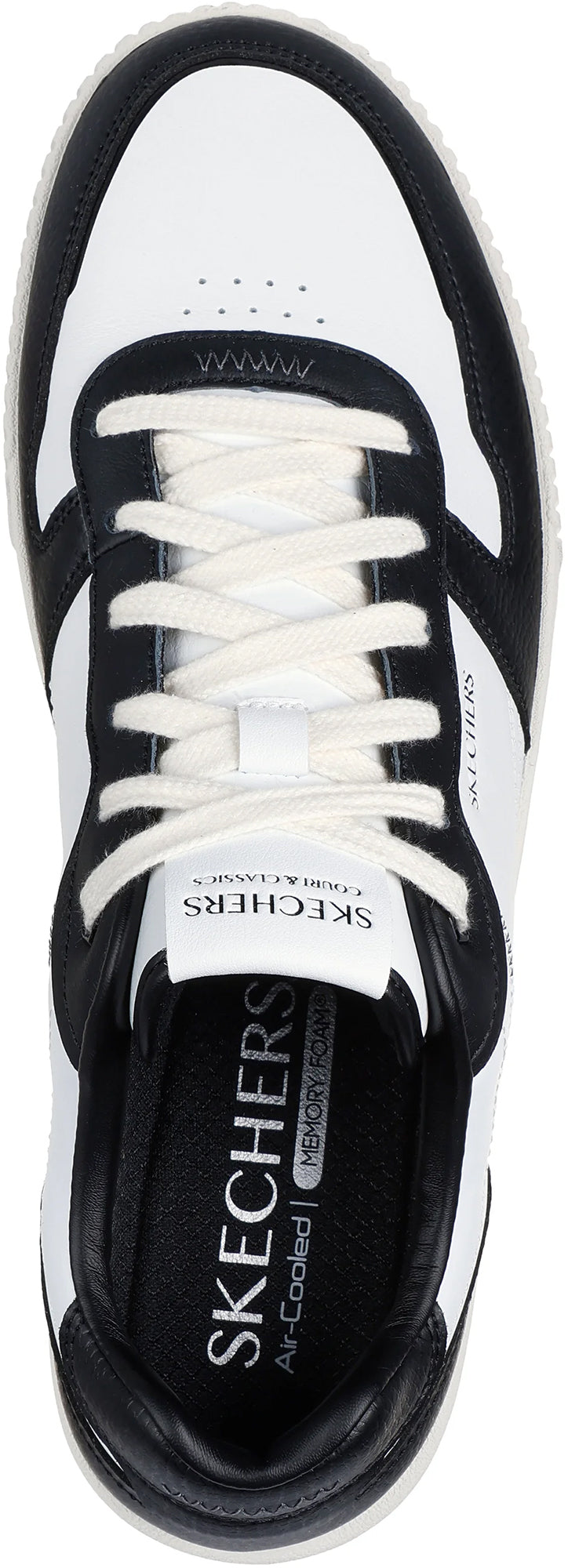 Skechers Court Classic Jade Strane Men's Shoes - White - View 4