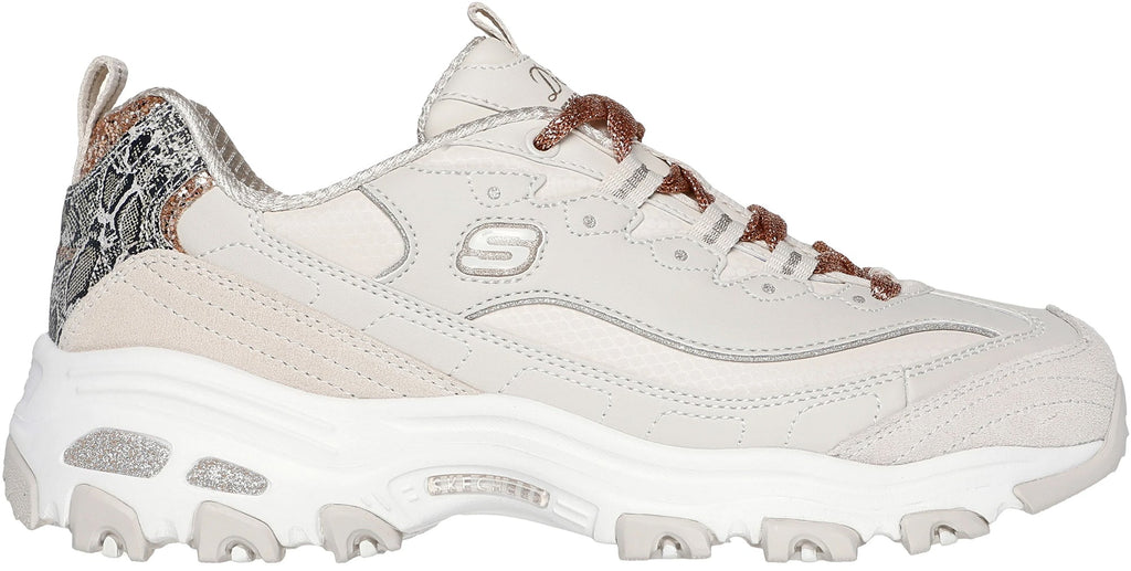 Skechers D'Lites Golden Chic Women's Shoes - Cream - View 1