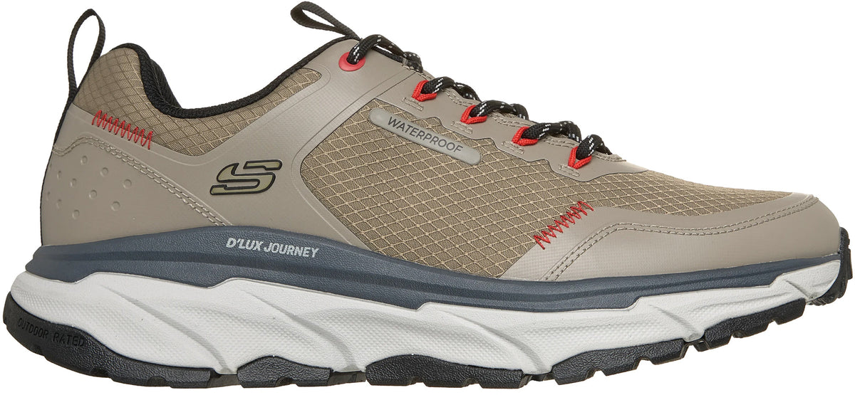 Skechers D'Lux Journey Slate Peak Waterproof Men's Walking Shoes - Green - View 1