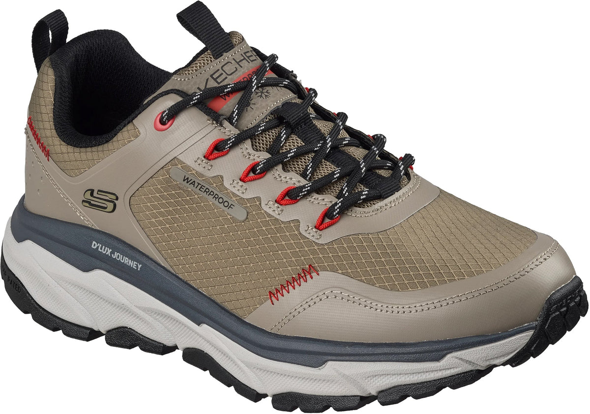 Skechers D'Lux Journey Slate Peak Waterproof Men's Walking Shoes - Green - View 5