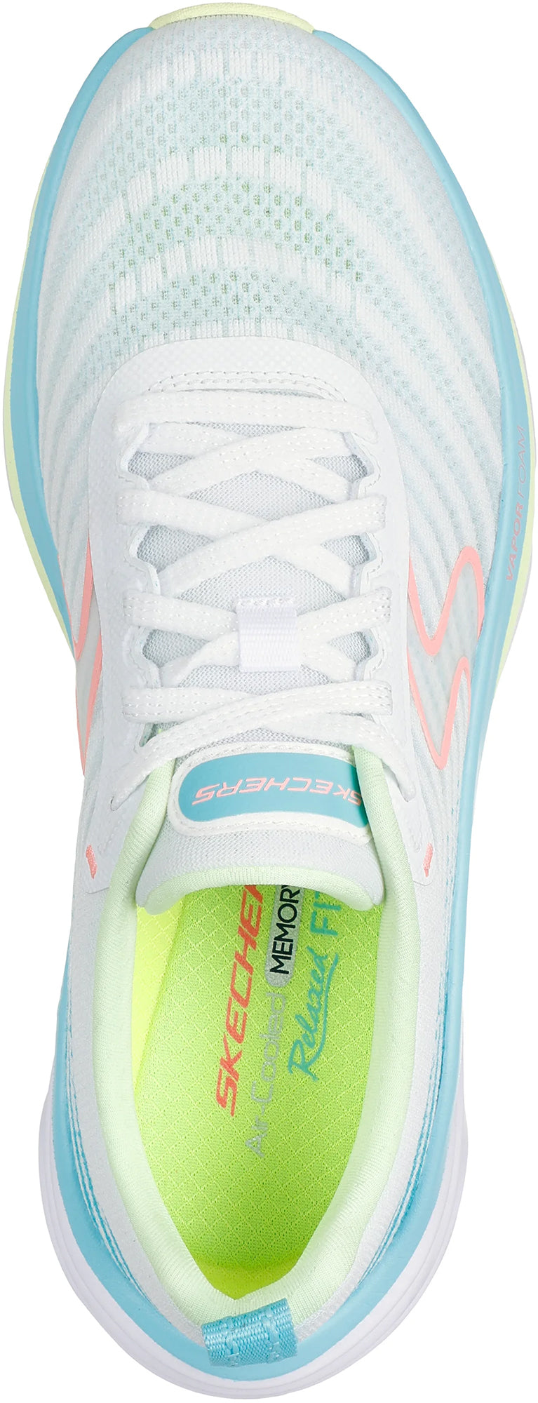 Skechers D'Lux Vapor Cool Breeze Women's Shoes - White - View 4