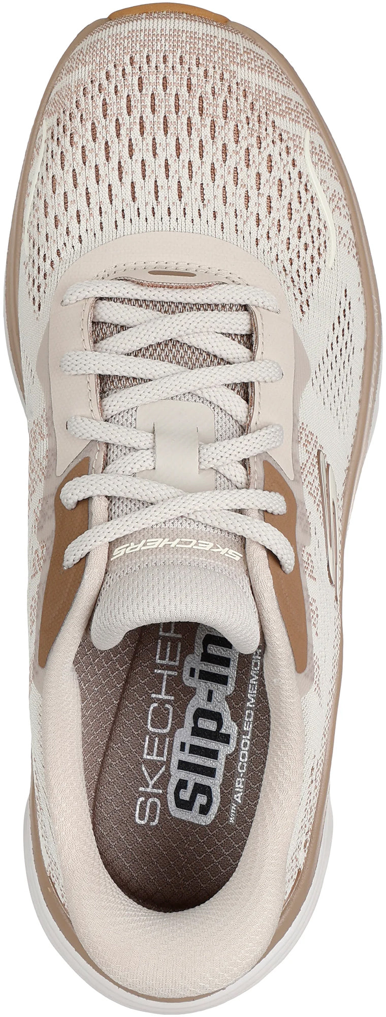 Skechers D'Lux Vapor Clear Horizon Women's Shoes - Brown - View 4
