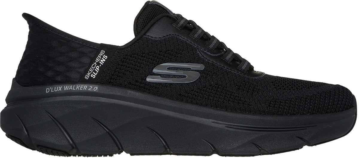Skechers D'Lux Walking 2.0 Rezinate Men's Walking Shoes - Black - View 1