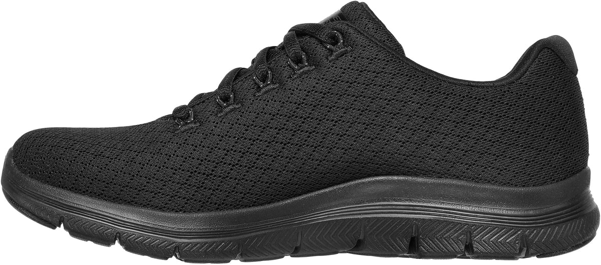 Skechers Flex Appeal 4 Coated Fideli Women's Training Shoes - Black - View 3