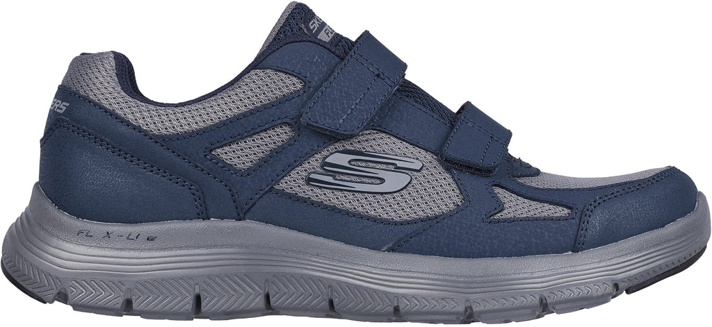 Skechers Flex GURN Velcro Men's Shoes - Blue - View 1