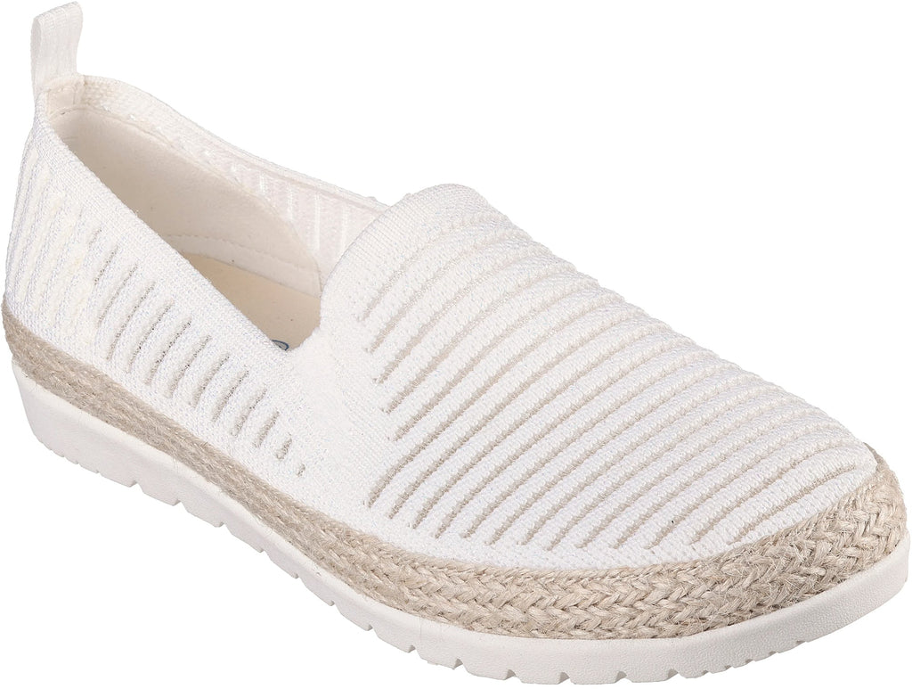 Skechers BOBS Flexpadrille Sparkling Sky Women's Shoes - White - View 5