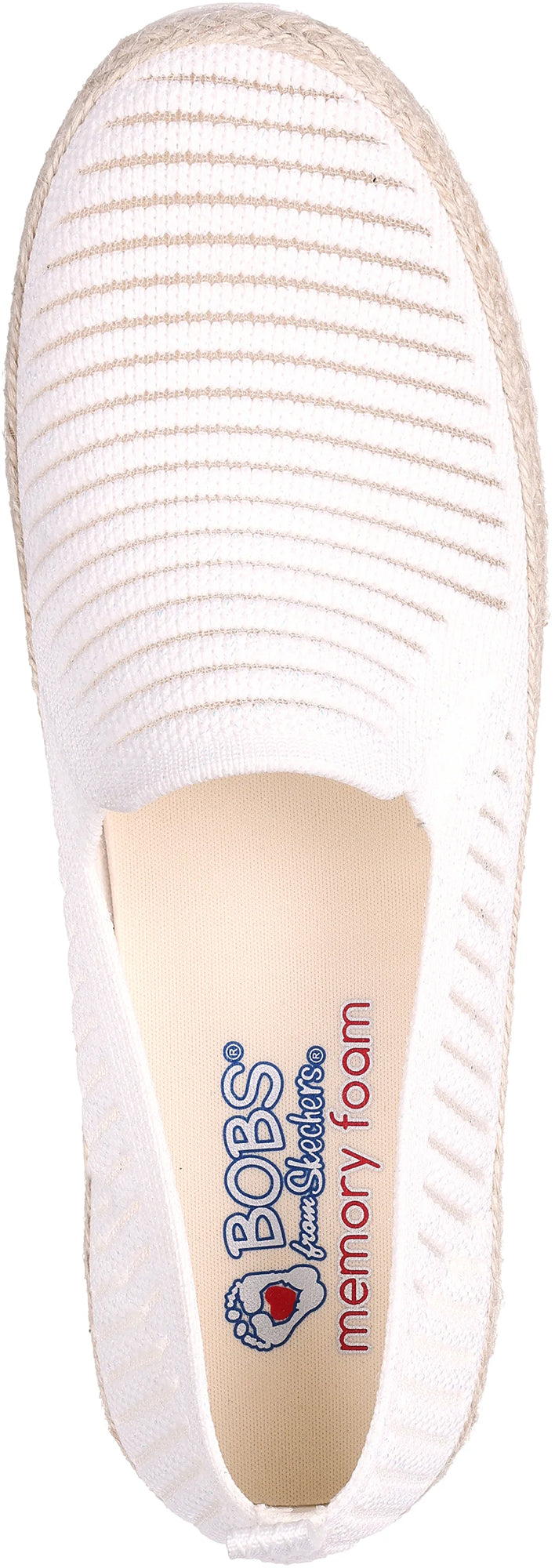 Skechers BOBS Flexpadrille Sparkling Sky Women's Shoes - White - View 4