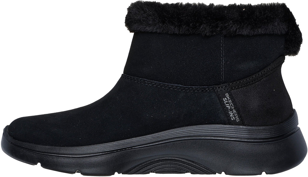 Skechers GO WALK Cozy Stride Women's Boots - Black - View 3