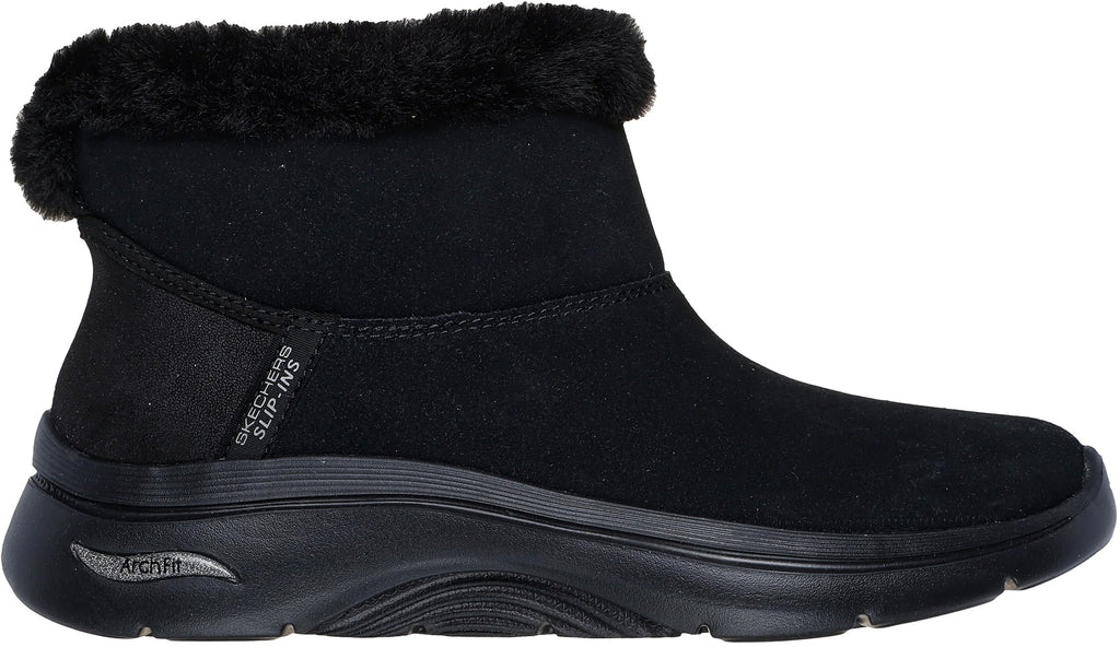 Skechers GO WALK Cozy Stride Women's Boots - Black - View 1