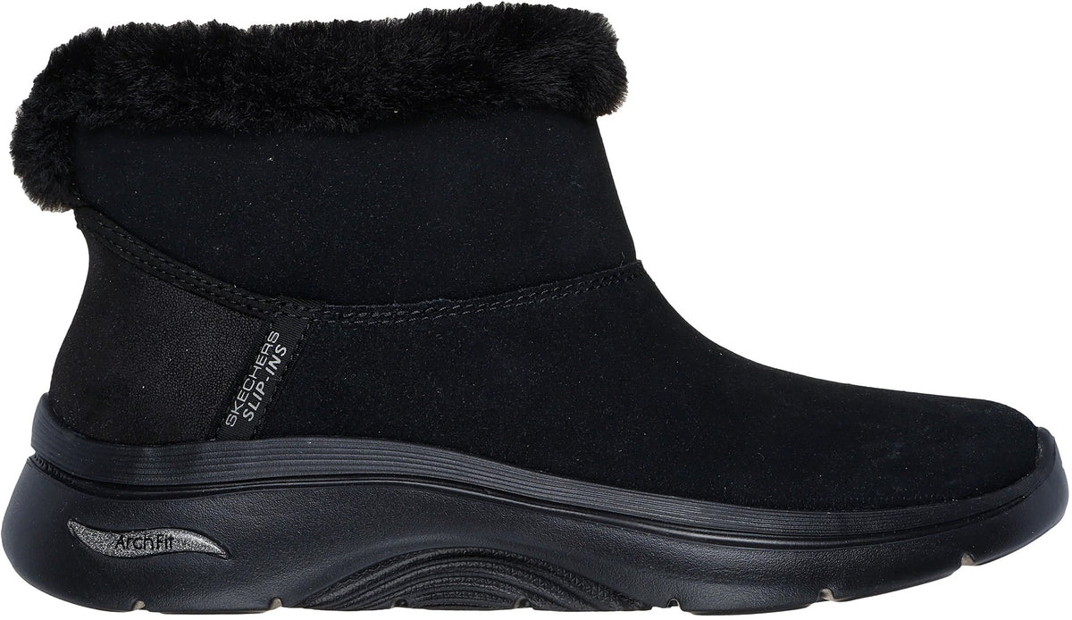 Skechers GO WALK Cozy Stride Women's Boots - Black - View 1