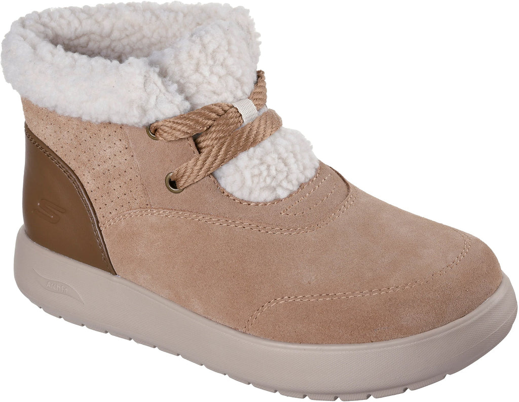 Skechers GO WALK Horizon Lana Women's Boots - Brown - View 5