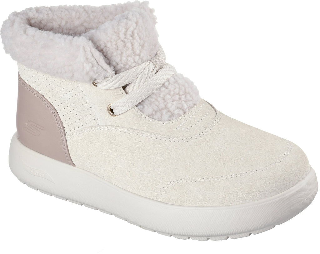 Skechers GO WALK Horizon Lana Women's Boots - Cream - View 5