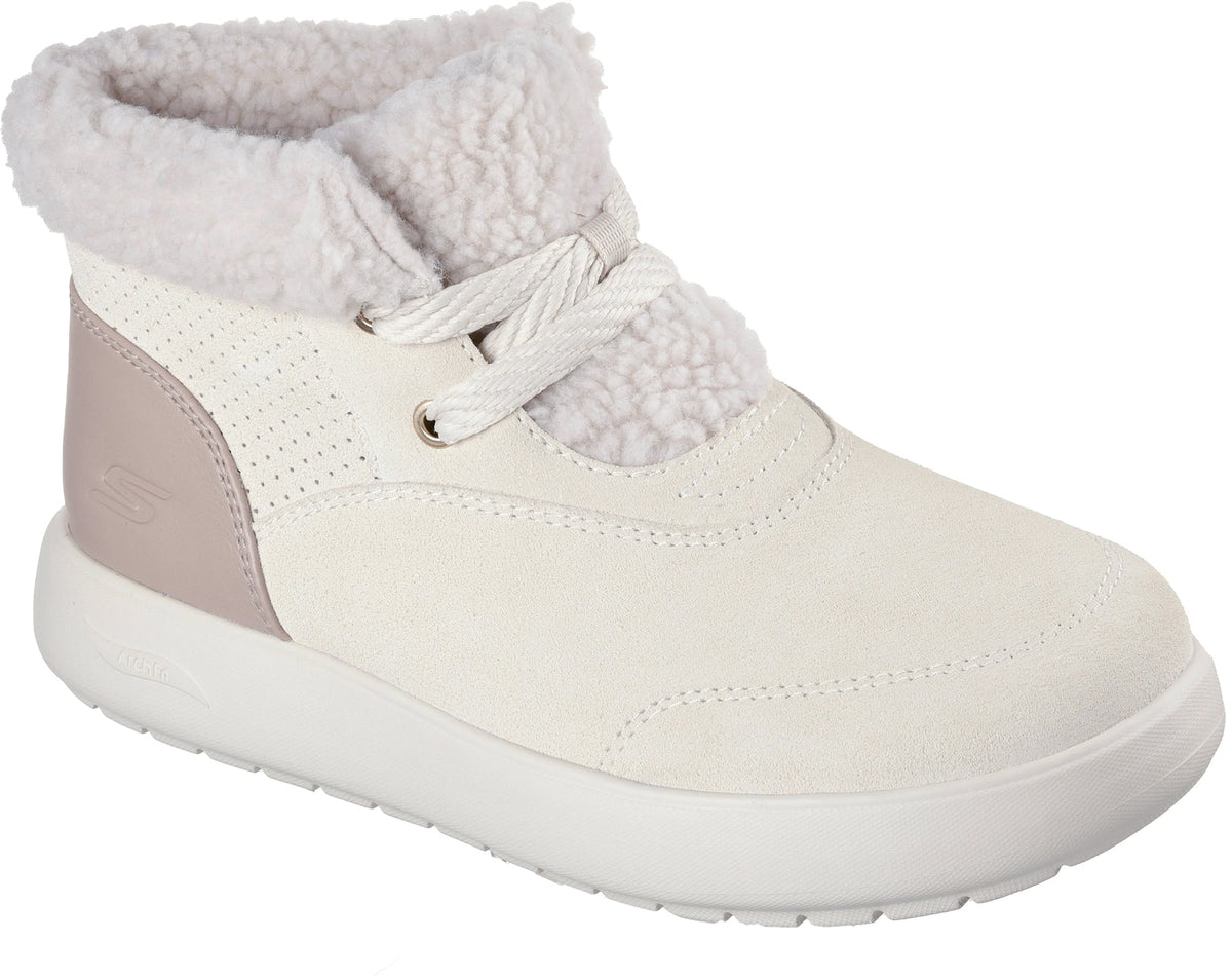 Skechers GO WALK Horizon Lana Women's Boots - Cream - View 5