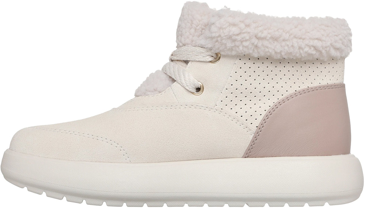 Skechers GO WALK Horizon Lana Women's Boots - Cream - View 3