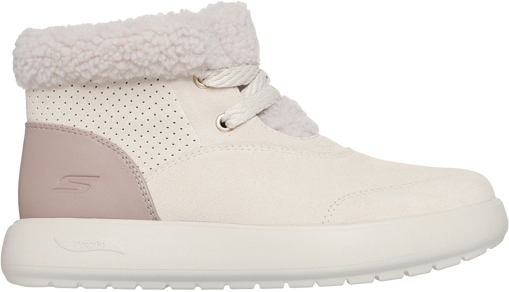 Skechers GO WALK Horizon Lana Women's Boots - Cream - View 1