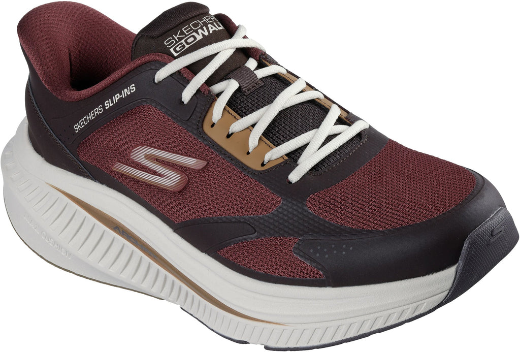 Skechers GO WALK Max Cushioning Jaylen Men's Walking Shoes - Red - View 5