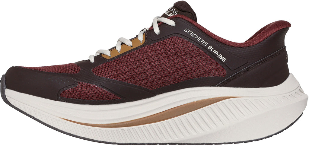 Skechers GO WALK Max Cushioning Jaylen Men's Walking Shoes - Red - View 3