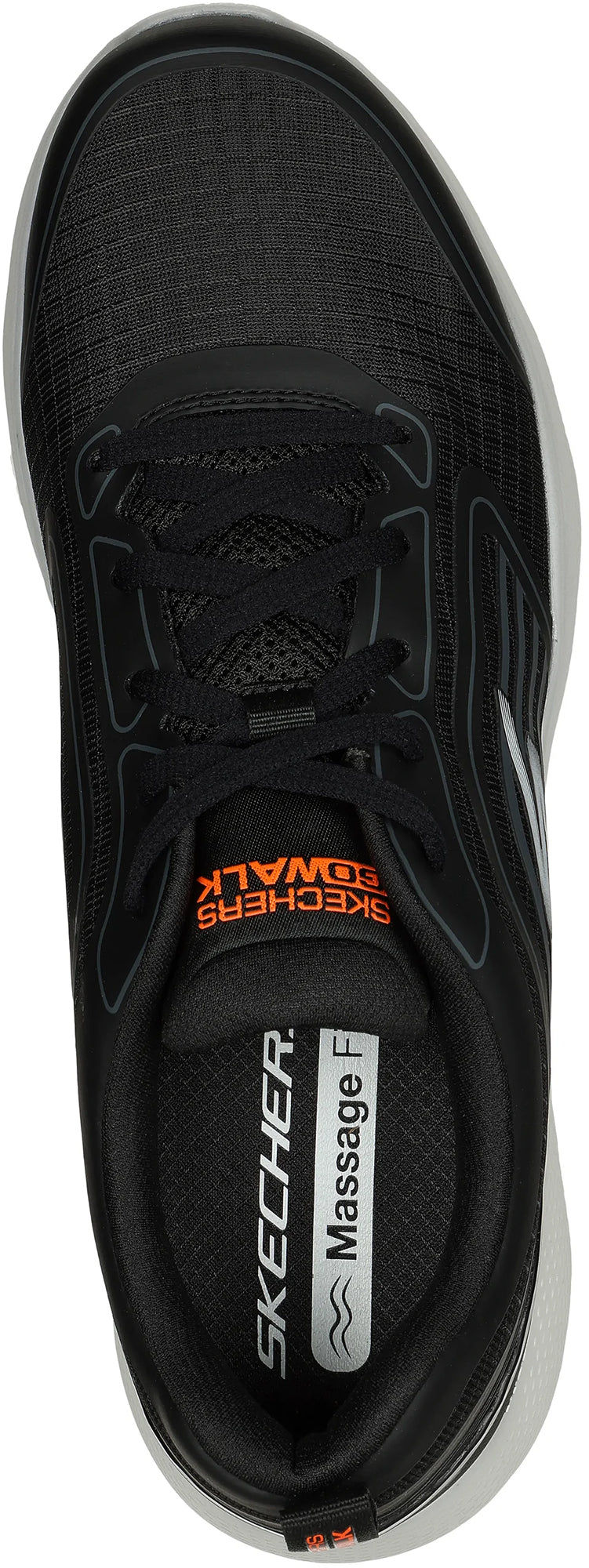 Skechers GO Walk Massage Fit Hydro Men's Walking Shoes - Black - View 4